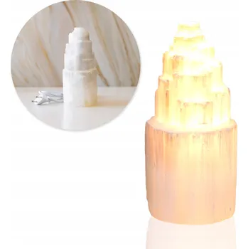 Stojací lampa Selenitová lampa 20 cm Ancient Wisdom