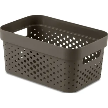 CURVER INFINITY 4,5L Úložný box 26 x 18 x 12 cm, recyklovaný plast, hnědý 04747-C74 free_store_pickup