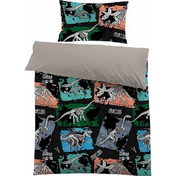 Povlečení POVLEČENÍ NA PEŘINU SE VZOREM DINOSAURŮ