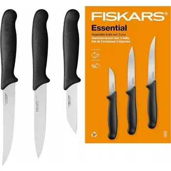Kuchyňský nůž Sada nožů na zeleniny a zeleninu v krabičce Fiskars Essential 3 ks
