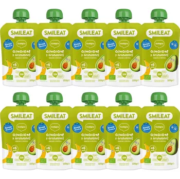 BIO kapsička jablko, banán, avokádo a borůvky 6M+ 10 x 100g