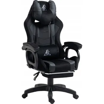 Herní křeslo Ecarla KO23CZ umělá kůže černé