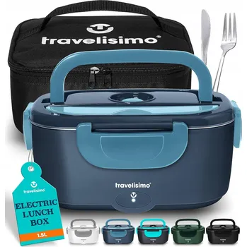 Dóza na potraviny TRAVELISIMO Elektrický obědový box 80 W 1,5 l