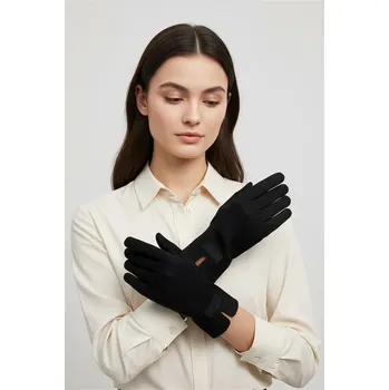 Rukavice Dámské rukavice Vivisence 7213 Barva: Černá, Velikost: M