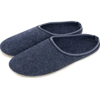 Pánské pantofle Vlnka Pánské vlněné filcové pantofle Manuel modrá velikost obuv dospělí 40
