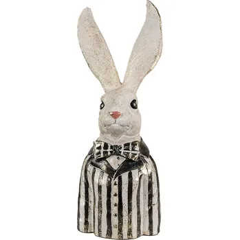 Bytová dekorace Clayre & Eef - Dekorativní bysta králičího taťky 6PR4090