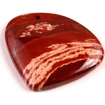 Přírodní kámen Kabošon Red Snakeskin Jasper č.7650 (27x32x5mm)