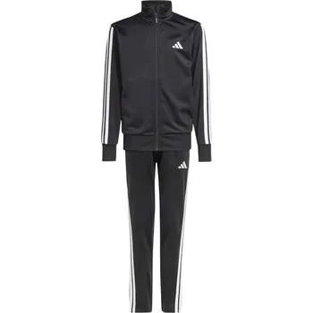 adidas 3-Stripes Zip Tracksuit Black/White 13 Years