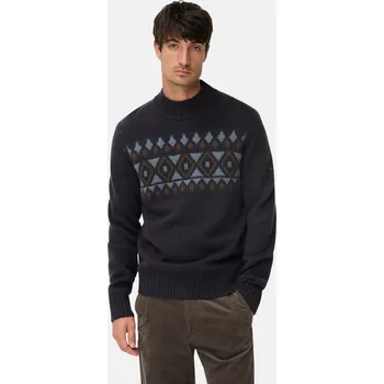 Pánský svetr SVETR CAMEL ACTIVE MOCK NECK PULLOVER DARK INDIGO