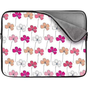 pouzdro na notebook Sablio Obal na notebook Růžové kvítí - 17"