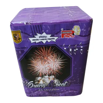 Zábavní pyrotechnika PyroMoravia Ohňostroj Swing & Beat - baterie 25 ran PM2331N