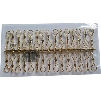 Vánoční dekorace Vánoční Baňky / Zlaté ozdoby 30 ks