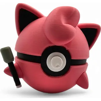 Figurka Jigglypuff v Pokeballu - Sběratelská Figurka Pokémon