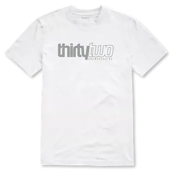 Pánské tílko triko THIRTY TWO Double S/S WHITE/GREY velikost oblečení M