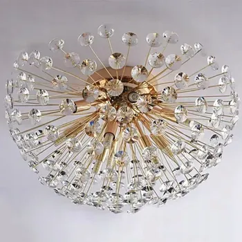 Křišťálová Stropní svítidlo , zlatá stropní svítidlo lustr , moderní, glamour