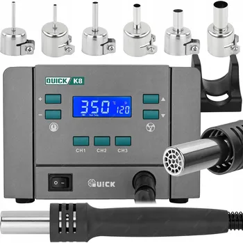 IP kamera STACJA LUTOWNICZA HOT AIR QUICK K8 ESD 1000W