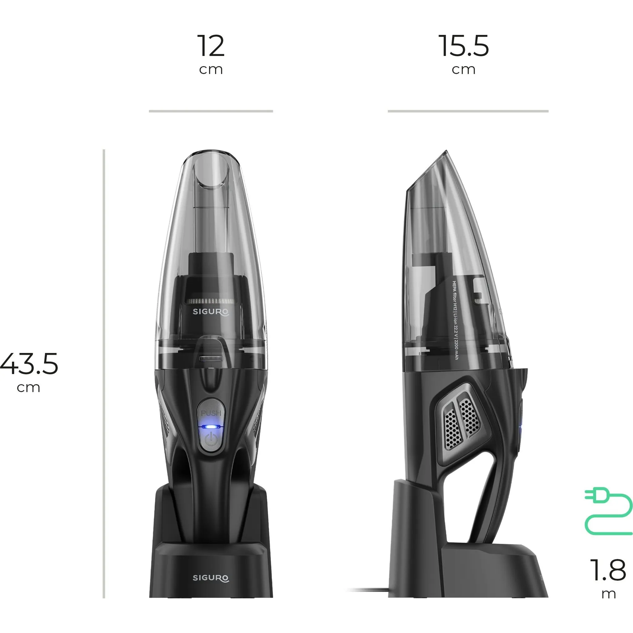 Fotografie 4 - Vysavač Siguro TurboVac Wet&Dry Pro VH-Q610B