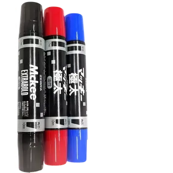 Mckee Zebra Pen 50911 Twin Tip 17mm Blue #0000fe