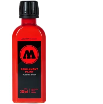 Barva na vlasy MOLOTOW™ PERMANENT PAINT ALCOHOL REFILL 200ML REFILL 200ML #a9c707