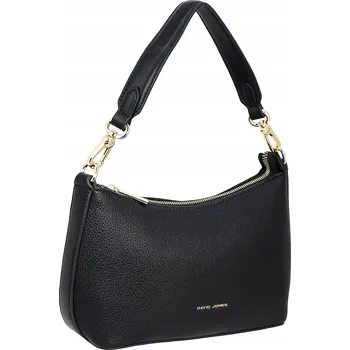 Kabelka David Jones dámská kabelka vak přes rameno eko kůže černá