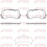 Sada brzdových destiček, vždy 4 kusy v sadě REMSA 1865.00