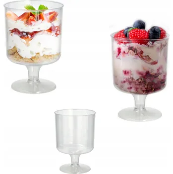 Sklenice Plastové pohárky 10x200ml skleničky