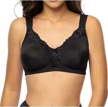 Podprsenka Měkká podprsenka bez kostic wygodny stanik soft černá Viania Helga 90D