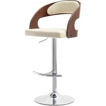 Jídelní židle Barová Židle Mebel-Partner , ořech, 110 cm, umělá kůže