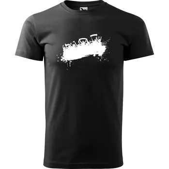 Pánské tričko Sablio Tričko s potiskem Fanoušci - černé S