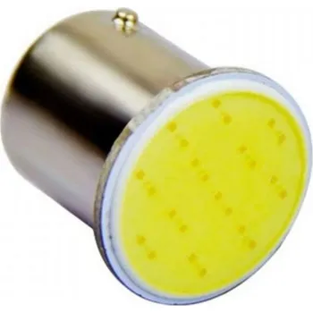 Autožárovka Žárovka LED Ba15S 12V bílá, COB