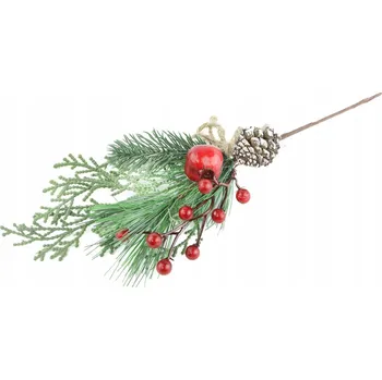 Vánoční dekorace Dekorace Větvička vánoční, 34 cm