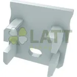 BERGE Krytka pro profil - Y - bílá - s otvorem