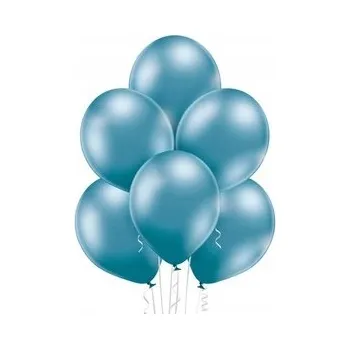 Balónek Balónky Belbal Lesklé Modré Chrome 50 Ks