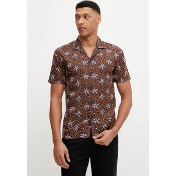Pánská košile Košile Picture Mareeba MTS1208 hnědá 88X, vel. S