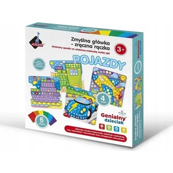 Obraz Škrabací obrázek Askato pro děti 3+ Vozidla