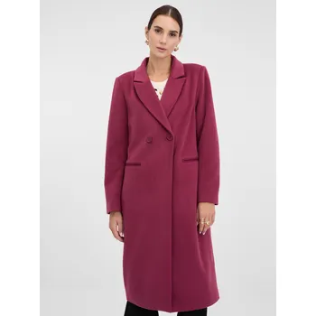 Orsay Dámské Tmavě růžový dámský kabát ORSAY Růžová 42 (2958038)