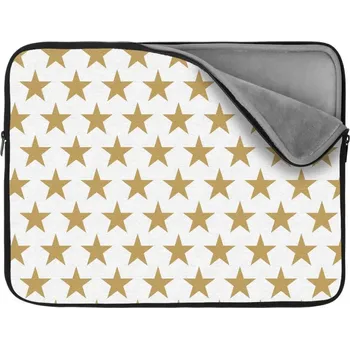 pouzdro na notebook Sablio Obal na notebook Zlaté hvězdy - 17"