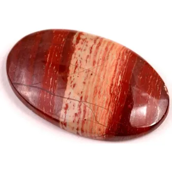 Přírodní kámen Kabošon Red Snakeskin Jasper č.7666 (32x20x5mm)