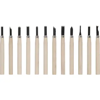 Dláto Mini dláta na dřevo, sada 12 ks - KREATOR