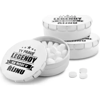 Bonbon Sablio Mentolky Ty pravé legendy se rodí v říjnu - 3 ks