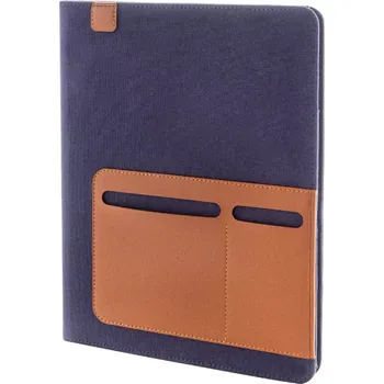 Archivační box Capudo A4 složka na dokumenty z recyklovaného cavas - modrá - AP800179-06