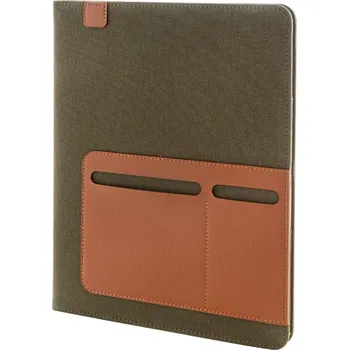 Archivační box Capudo A4 složka na dokumenty z recyklovaného cavas - zelená - AP800179-07