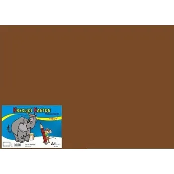 CARTA Výkres školní A1 180g / 10 listů hnědý 599207