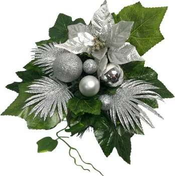 Vánoční dekorace Vánoční dekorace na hrob hřbitova Náhrobní vázanka Betlémská hvězda