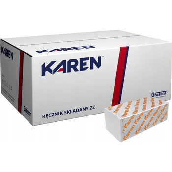 Papírový ručník Papírové ručníky celulóza Karen v balení 3000 ks bílé