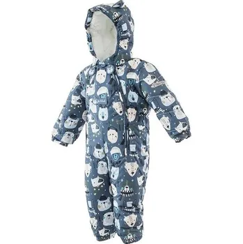 Kojenecká kombinéza Pidilidi overal zimní chlapecký s kožíškem, PD1129, kluk > 80