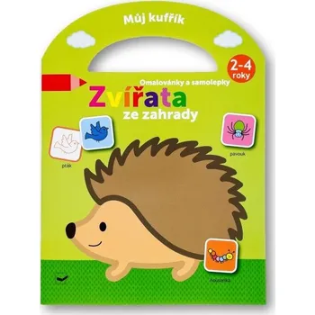 Bystrá hlava Svojtka & Co. Můj kufřík Omalovánky a samolepky Zvířata ze zahrady