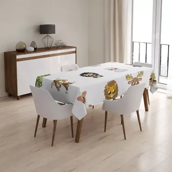 ubrus Sablio Ubrus Zvířátka 4 - 130x130 cm