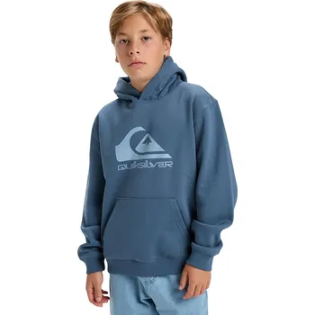 Pánská mikina mikina Quiksilver Comp Logo Hoodie - BND0/China Blue 16 Years