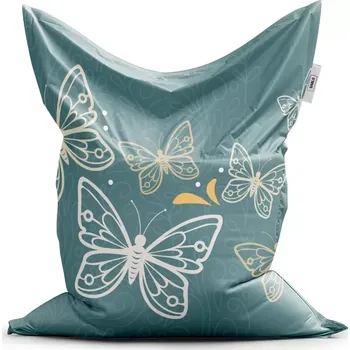 Sedací pytel Sablio Sedací vak Classic Motýli - 150x100 cm